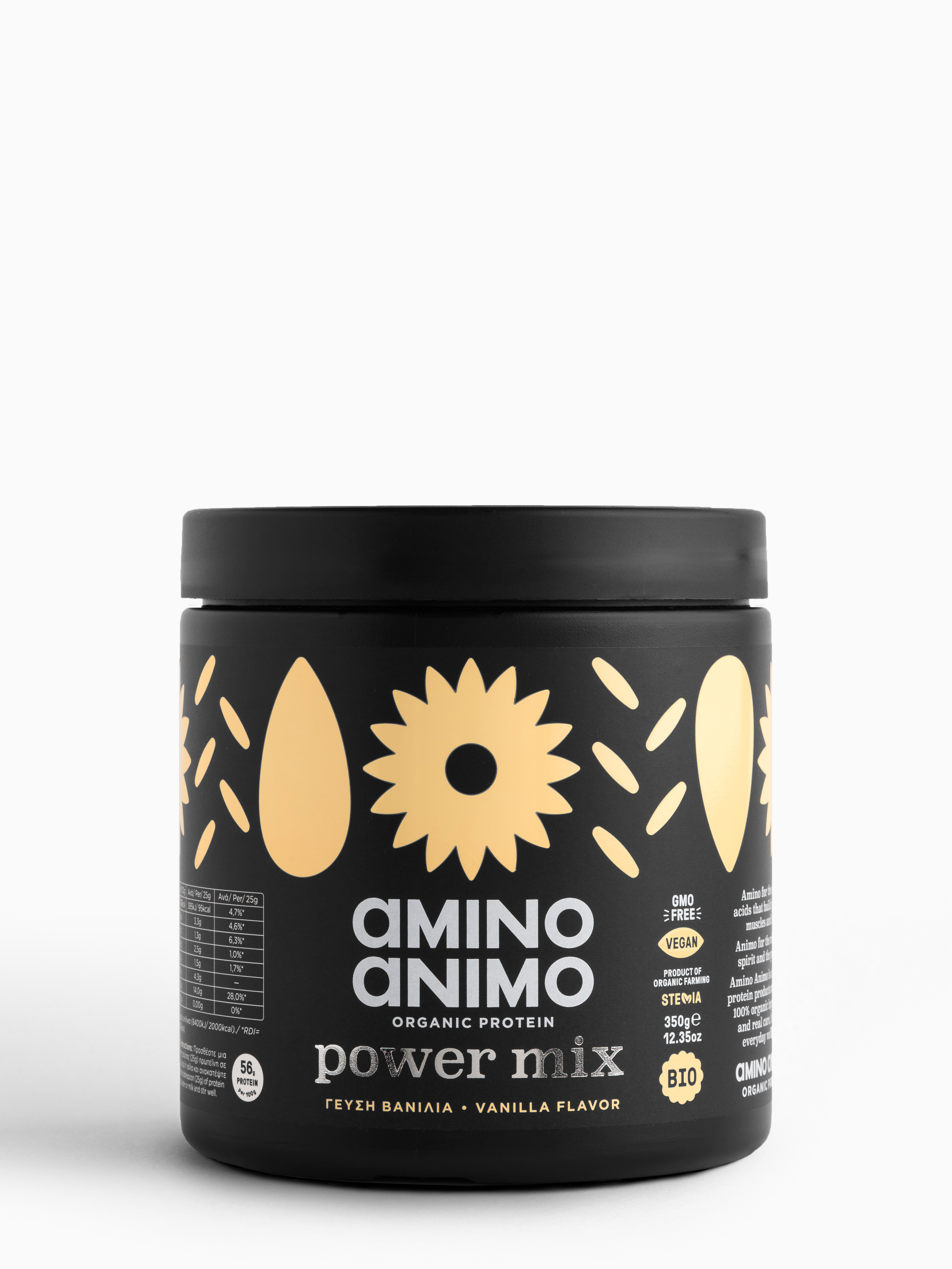 AMINO ANIMO power mix vanilla organic protein - 350g